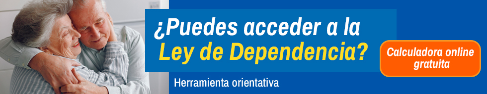 Calculadora Ley de Dependencia Banner informativo sobre la Ley de Dependencia y calculadora online gratuita